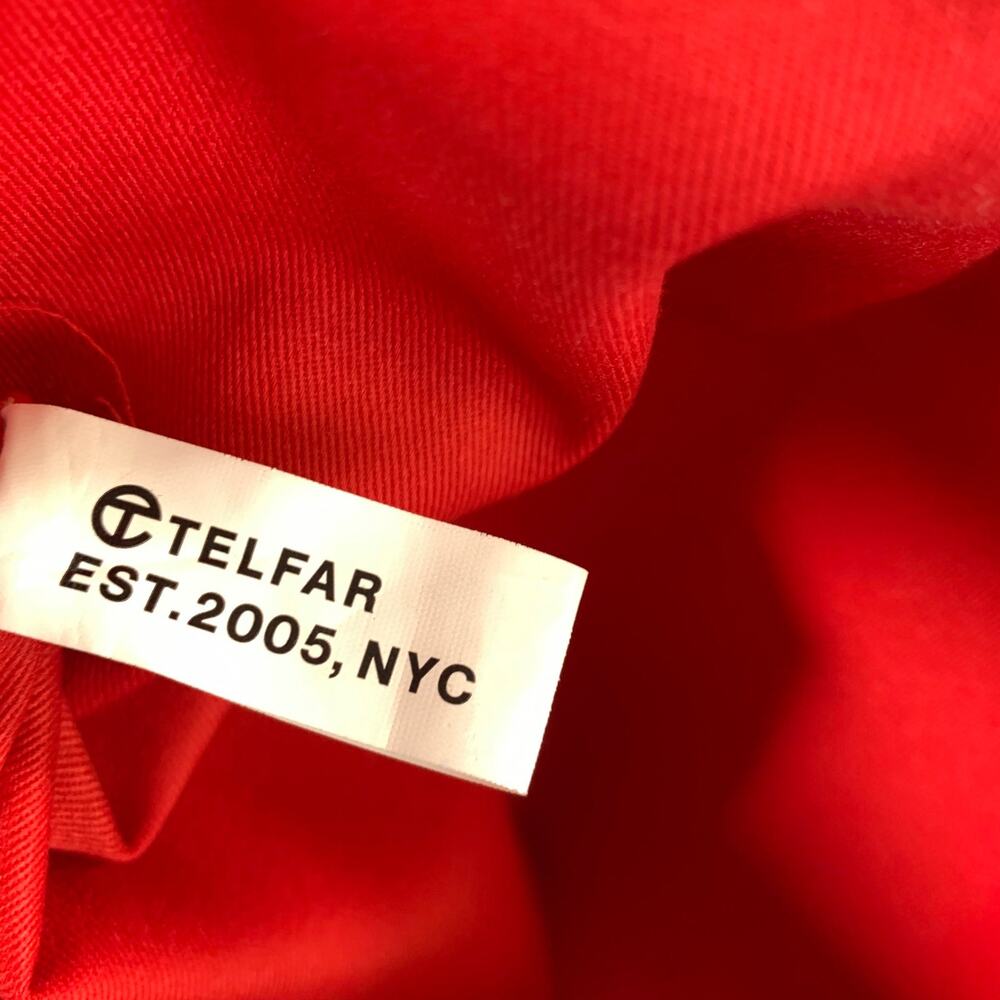 Telfar Red Crossbody Logo Tote Bag - Picture 10 of 11